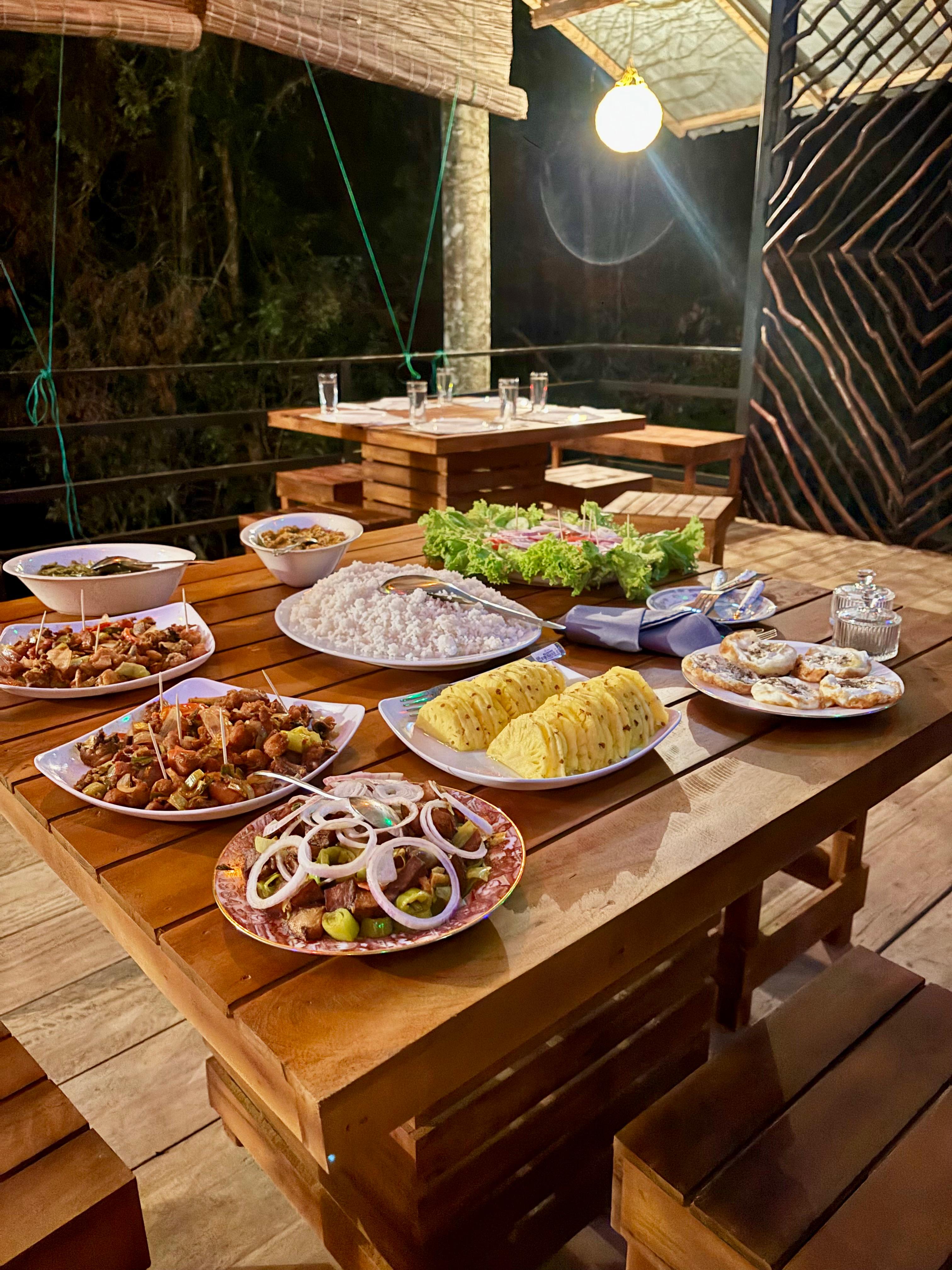 Pathway and greenery around the villa